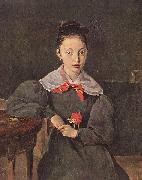 Jean-Baptiste Camille Corot Portrait of Octavie Sennegon, the artist's niece oil painting